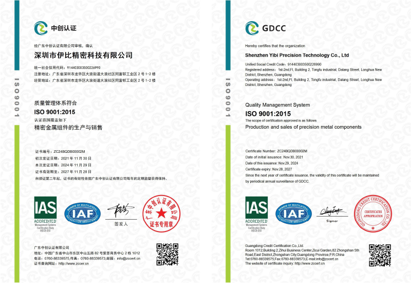 ISO9001质量管理体系认证