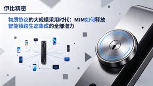 大规模物质采用的时代:MIM如何释放跨生态系统集成在智能锁中的全部潜力