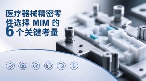 选择MIM用于精密医疗设备组件的六个关键考虑因素