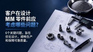 客户在设计MIM零件之前应该考虑哪些因素？